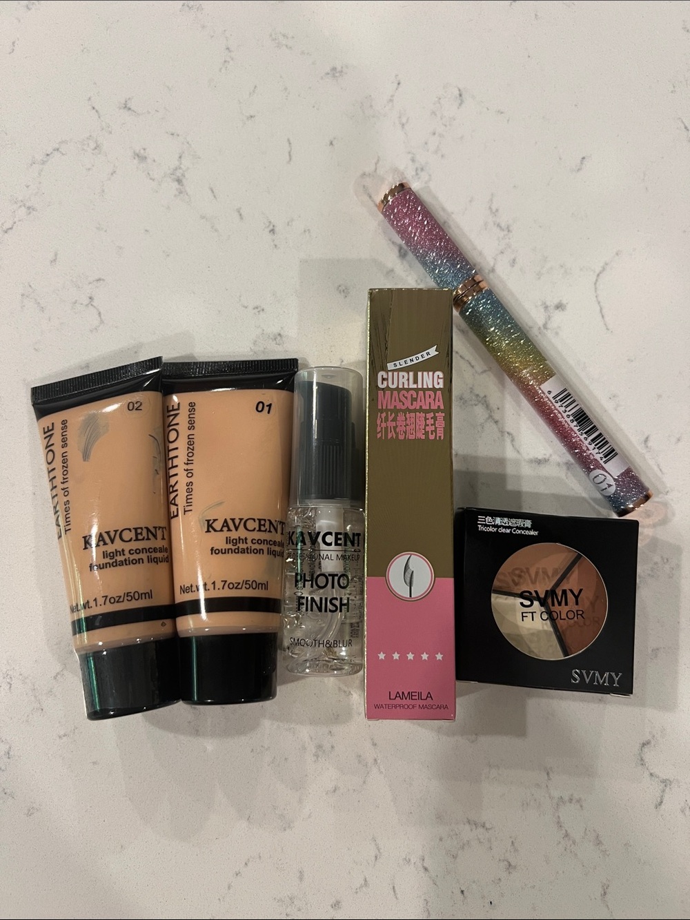 Makeup lot-includes 6 items